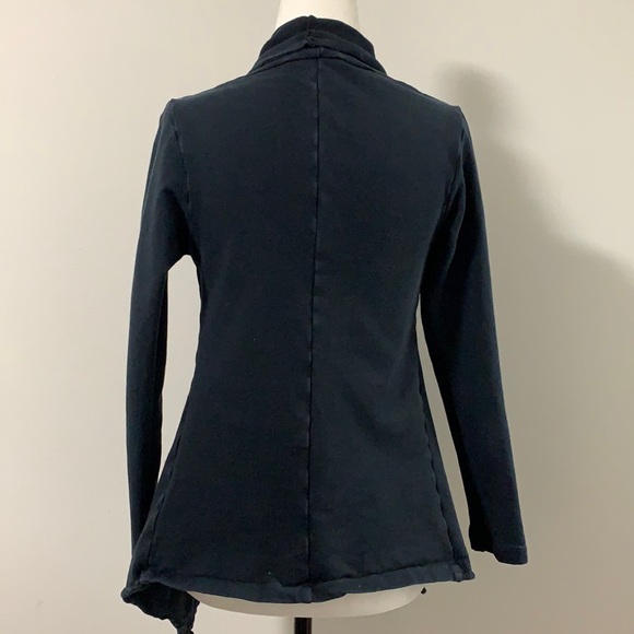 Mama B Structured Cotton Waterfall Blazer - Picture 3 of 13